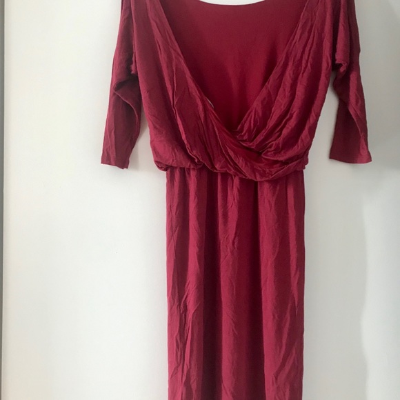 PARTY DRESS Open-back Burgundy Dress - LULUs - Picture 3 of 4